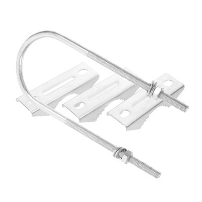 SOLUSTRE Bolt Dog Tooth Tube Card Screw Clamp for Antenna Mounting Pole Attic Antenna Mount Bracket Outdoor Electronics Pole