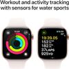 Apple Watch Series 10 [GPS + Cellular, 46mm] - Rose Gold Aluminum Case with Light Blush Sport Band, M/L (Renewed) view 4