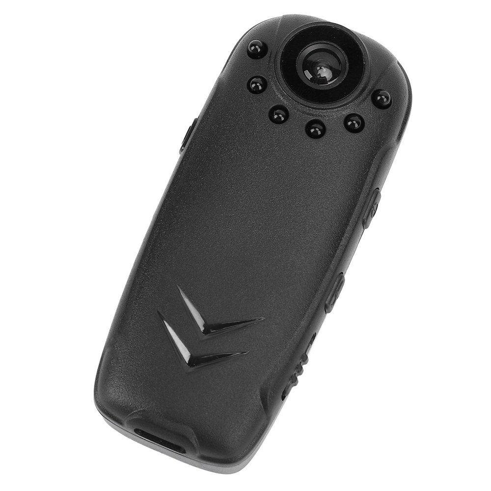 SASKATE Body Worn Camera 1080P 130 Degree Wide Angle Loop Recording Portable Night Vision Wearable Body Cam for Security Check Study Record Interview Riding (32GB)