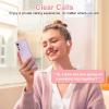 2B2C Open Ear Earbuds, Bluetooth 5.3 Wireless Air Conduction Headphones with Mic, LED Display Charging Case&Fast Charging, Ultra-Light Weight, 80H Playtime Earbuds for Work, Sports (Pink) view 4