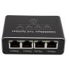 USB C Powered Ethernet Splitter 1 to 4 with Cable for Cat8 Cat7 Cat6, Gigabit RJ45 Network Switch Adapter for Computer, TV, Router for Home Office view 1
