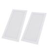 120 x 240mm DIY PC Case Dust Mesh Filter, [ 2 Pack ] PVC Magnetic Dust Filter Cover, PC Fan Dust Mesh PC Cooler Filter for Computer PC Case (White) view 1