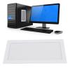 120 x 240mm DIY PC Case Dust Mesh Filter, [ 2 Pack ] PVC Magnetic Dust Filter Cover, PC Fan Dust Mesh PC Cooler Filter for Computer PC Case (White) view 4