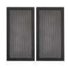 140 x 280mm DIY PC Case Dust Mesh Filter, [ 2 Pack ] PVC Magnetic Dust Filter Cover, PC Fan Dust Mesh PC Cooler Filter for Computer PC Case (Black) view 1