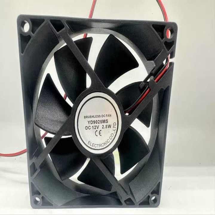 for YD9025MS 12V 2.8W 9CM Centimeter Voltage Mini Car Refrigerator Exhaust Fan