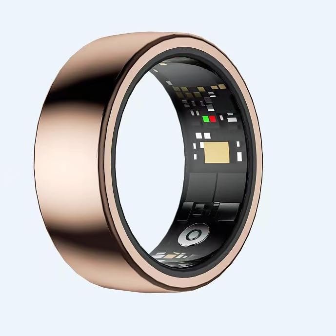 Jpngsye Smart Ring Health Tracker, Fitness Tracking Smart Ring with Calories/Heart Rate/Blood Oxygen/Sleep Monitoring, IP68 Waterproof, No APP Subscription