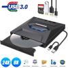 5 in 1 External CD DVD Drive, Universal Portable CD/DVD Disk Drive Player Burner Reader Writer for Laptop, view 4