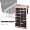 BT304 Keyboard5.0 Ergonomic 22Key Numeric Keypad with Support for, OS (Rose Gold) view 2