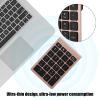BT304 Keyboard5.0 Ergonomic 22Key Numeric Keypad with Support for, OS (Rose Gold) view 3