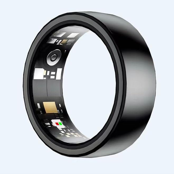 Jpngsye Smart Ring Health Tracker, Fitness Tracking Smart Ring with Calories/Heart Rate/Blood Oxygen/Sleep Monitoring, IP68 Waterproof, No APP Subscription
