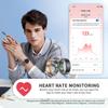Jpngsye Smart Ring Health Tracker, Fitness Tracking Smart Ring with Calories/Heart Rate/Blood Oxygen/Sleep Monitoring, IP68 Waterproof, No APP Subscription view 4