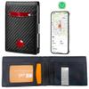 Smart Tracker Wallet for Men,Compatible with Android or Ios, Mens Wallet GPS Tracker Card Holder With Men Gift for Christmas. (Carbon Black) (Android or iOS, Carbon Black2) view 1