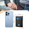 Smart Tracker Wallet for Men,Compatible with Android or Ios, Mens Wallet GPS Tracker Card Holder With Men Gift for Christmas. (Carbon Black) (Android or iOS, Carbon Black2) view 4
