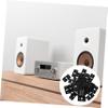 Wakauto 50pcs Sound Box Hanging Plate Speaker Hanging Connector Hanger Plate for Surround Speaker Easy Install Pack view 3
