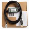 asjsiming USB-KV for PLC Programming Cable Communication Download Cable Communication Cable Gold-Plated High-Speed and Stable Model FT232RL Chip 3 Metres view 1