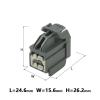 Chunsu 1/5/10/20 Sets 6 Pin 7282-6454-40 7283-6454-40 Automobile Connector for Rear Reverse Wiring Plug with Terminal(6p Female,10 Sets) view 2