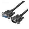 ACGTUY DB9 9Pin Serial RS232 Extension Cable Male Female 1.5m 300cm 5m 10m Black OD5.0(20m,Female to Female) view 2