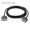 ACGTUY DB9 9Pin Serial RS232 Extension Cable Male Female 1.5m 300cm 5m 10m Black OD5.0(20m,Female to Female) view 4