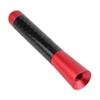 Carbon Fiber Screw Radio Short Antenna Aerial Universal Car Modification 3 Inch Black (Red) view 2