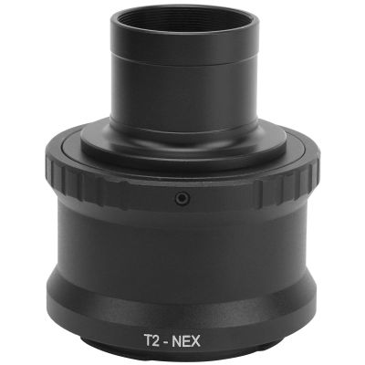 1.25in T Mount Telescope Adapter, Aluminum Alloy, Lightweight, Easy to Install, with M42x0.75 for E Mount Mirrorless Camera. Suitable for E Mount Mirrorless Camera
