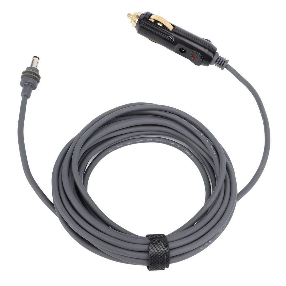 Wisoqu 18AWG Car Power Extension Cord with IP68 Design, Fast Data Transfer Speeds, for Mini, Trucks Buses Lorries Ships, DC Power Adapter Cable (10.5m)