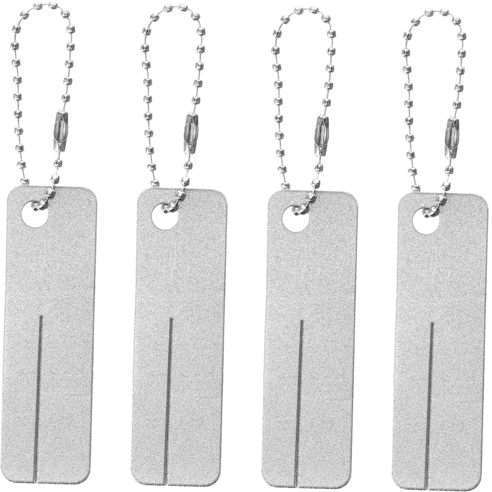OHPHCALL 4pcs Fishing Hook Sharpener Lightweight and Portable Hook Grinding Tool for Fine Fishhook Sharpening for Outdoor Fishing Accessories