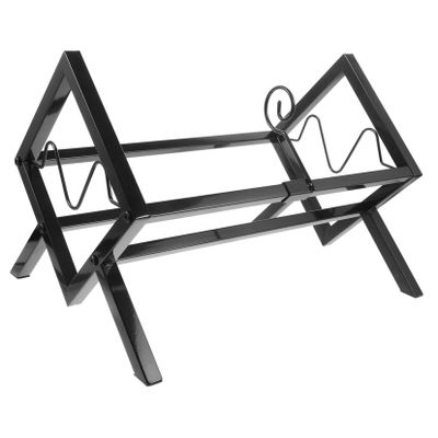 Vinyl Record Storage Stand Xmas Metal Display Rack for Office