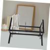 Vinyl Record Storage Stand Xmas Metal Display Rack for Office view 3