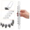GRIRIW 4pcs Multi-Functional Crevice Brush Bathroom Cleaning Brush Dish Scrubber Blind Cleaner Duster Tool Sturdy Structure view 4