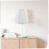 ULDIGI Elegant Pleated Cloth Lampshade for Table Lamps White Indoor Light Cover for Bedrooms Hotels and Living Rooms Artistic Home Decor Accessory view 2