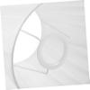 ULDIGI Elegant Pleated Cloth Lampshade for Table Lamps White Indoor Light Cover for Bedrooms Hotels and Living Rooms Artistic Home Decor Accessory view 3