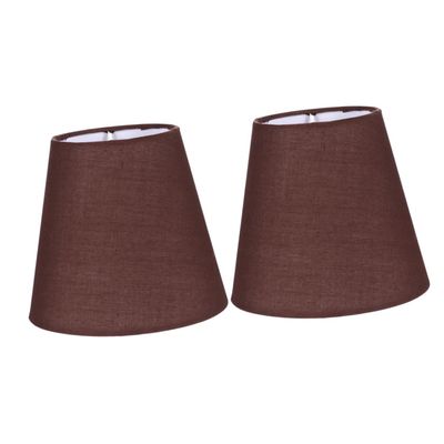 GRIRIW Scalloped Lampshade Table Lamp Cover 2pcs Replacement for Floor Light Chandelier