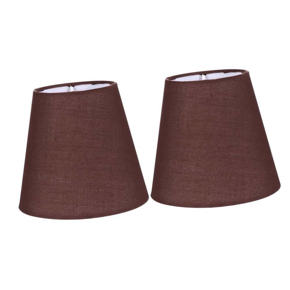 GRIRIW Scalloped Lampshade Table Lamp Cover 2pcs Replacement for Floor Light Chandelier
