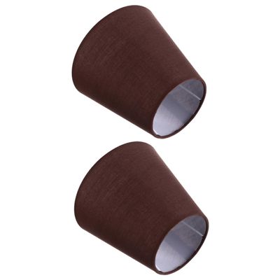 HOLIDYOYO 2pcs Fabric Drum Lampshade Replacement for Table and Floor Lamps Softens Light for Cozy Ambiance Easy to Install Elegant Coffee Home Decor Accessory