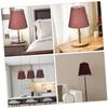 HOLIDYOYO 2pcs Fabric Drum Lampshade Replacement for Table and Floor Lamps Softens Light for Cozy Ambiance Easy to Install Elegant Coffee Home Decor Accessory view 3