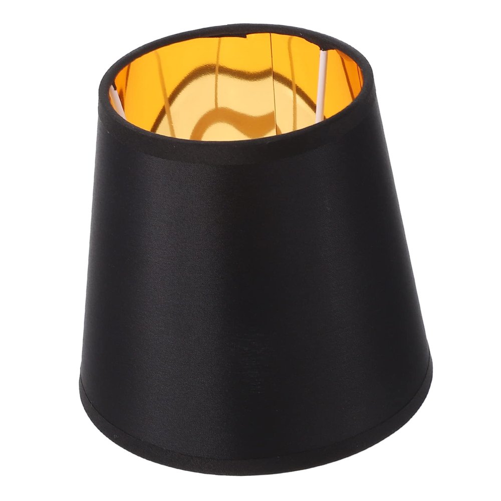 E14 Cloth Lamp Shade Covers Black Decorative Simple Style