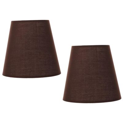 CIYODO 2pcs Hollow Lampshade Clip Cloth Lamp Shade Covers for Floor Desk Bedside and Bedside Lamps Replacement