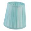 MOBUTOFU Pleated Fabric Lampshade Cover for Desk Lamp Decorative Table Lamp Shade 12-Inch Handcrafted Wood Design for Bedroom and Hotel Lighting view 1