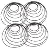 JEWEDECO Replacement Tape Recorder Belts 50 Pcs Rubber Cassette Belt for Maintenance Repair view 1