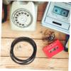 JEWEDECO Replacement Tape Recorder Belts 50 Pcs Rubber Cassette Belt for Maintenance Repair view 4