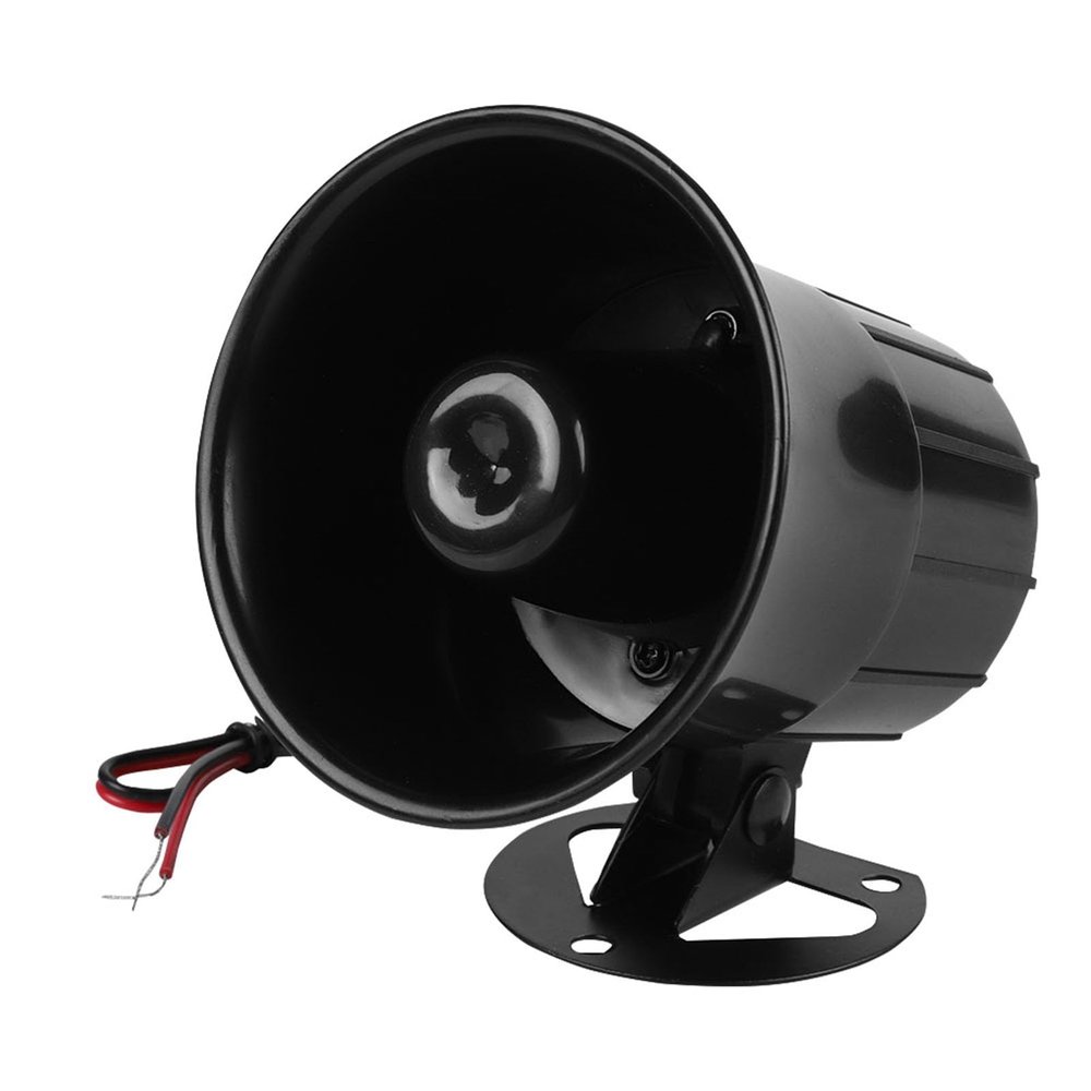Alarm 12V 111111 115DB DC 12V Wire Loud Horn Alarm Speaker Burglar Alarm System for Outdoor Security