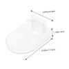Cabilock 1pc Camera Bracket Wall Holder for Security Cameras and Speakers No Punching Design Easy Installation Sleek Mount for Use view 3