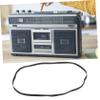 SECFOU Cassette Recorder Rubber Belt Durable Flat Belt for Turntable Phonograph and Vinyl Players Easy to Install Stretch Resistant Wide Compatibility view 3