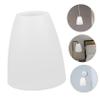 KICHOUSE 4pcs Simple Plastic Lampshade Replacement for Table Lamps Household Bedside Light Cover Modern Design Easy to Install Center Hole for Versatile Use view 3