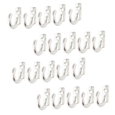 BUTIFULSIC 20pcs Vintage Wall Hooks for Coats Hats Bags Durable Wall-Mounted Organizer for Home Kitchen Bathroom and Wardrobe Easy to Install Small Decorative Hooks