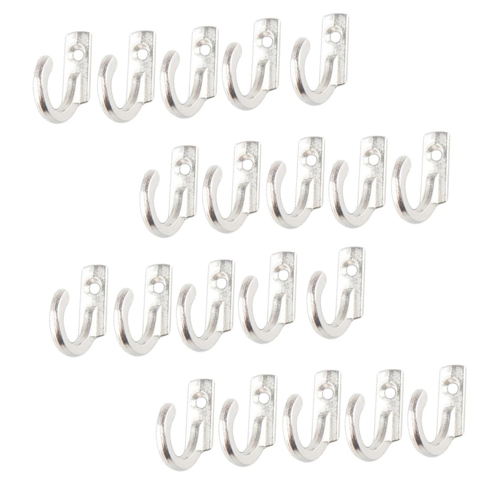 BUTIFULSIC 20pcs Vintage Wall Hooks for Coats Hats Bags Durable Wall-Mounted Organizer for Home Kitchen Bathroom and Wardrobe Easy to Install Small Decorative Hooks