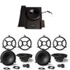 Alpine (2 Pair SPV-65X-WRA 2-Way Weather Resistant Speakers & SBV-10-WRA Pre-Loaded 10-Inch Sub for 2007-2018 Jeep Wrangler JK view 1