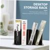 Veemoon Elegant Wooden Cd Storage Rack Desktop Storage Holder Cd Box Records Display Rack Office view 3