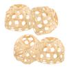 ROMISBABA 4pcs Rustic Style Bamboo Lamp Shade Decorative Ceiling Lamp Cover Handcrafted view 1