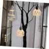 ROMISBABA 4pcs Rustic Style Bamboo Lamp Shade Decorative Ceiling Lamp Cover Handcrafted view 2